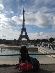 Il n’y avait pas mieux que la tour Eiffel pour symboliser mon retour en France après 10 mois de voyage !
