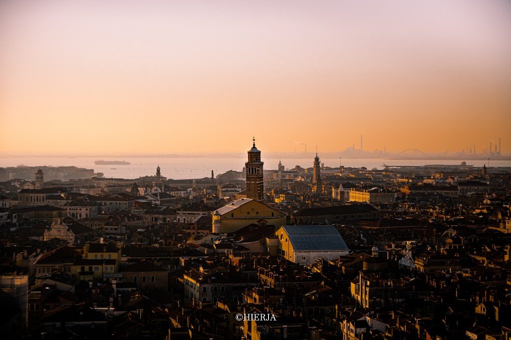 Panorama sur Venise, vue de la tour