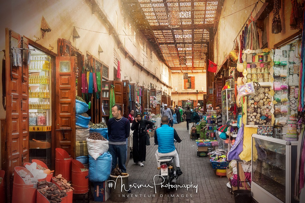 Dans le souk de Marrakech
