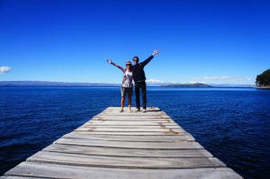 Amy et Romain Lac Titicaca https://www.facebook.com/romain.supertramp.3?fref=ts